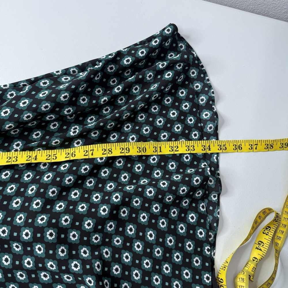 Ted Baker Dress Womens 2 US 4 Printed Neck Tie Long Sleeve Cinch Waist Mini - Picture 12 of 13